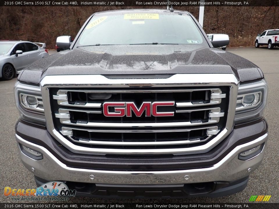 2016 GMC Sierra 1500 SLT Crew Cab 4WD Iridium Metallic / Jet Black Photo #9