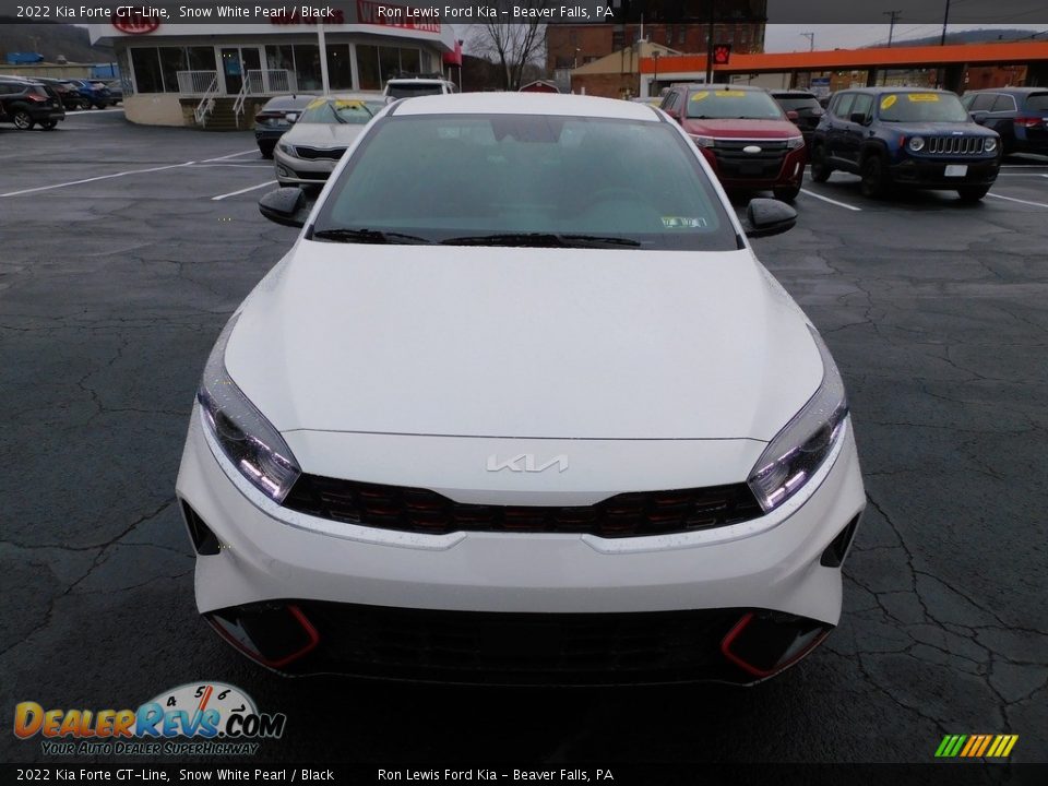 2022 Kia Forte GT-Line Snow White Pearl / Black Photo #8