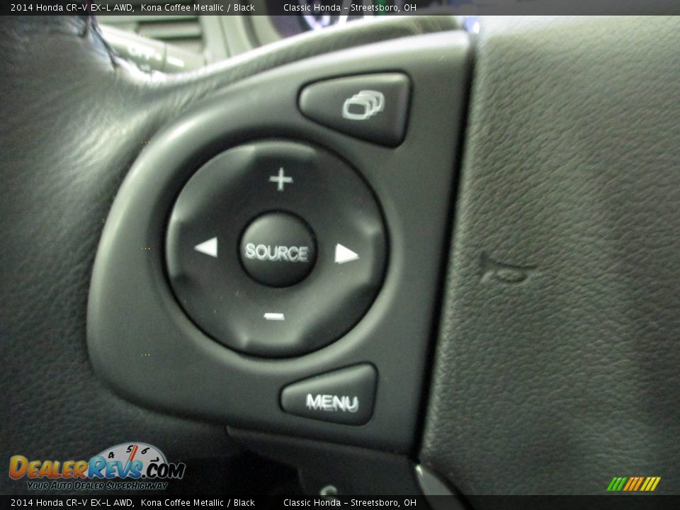 2014 Honda CR-V EX-L AWD Kona Coffee Metallic / Black Photo #34