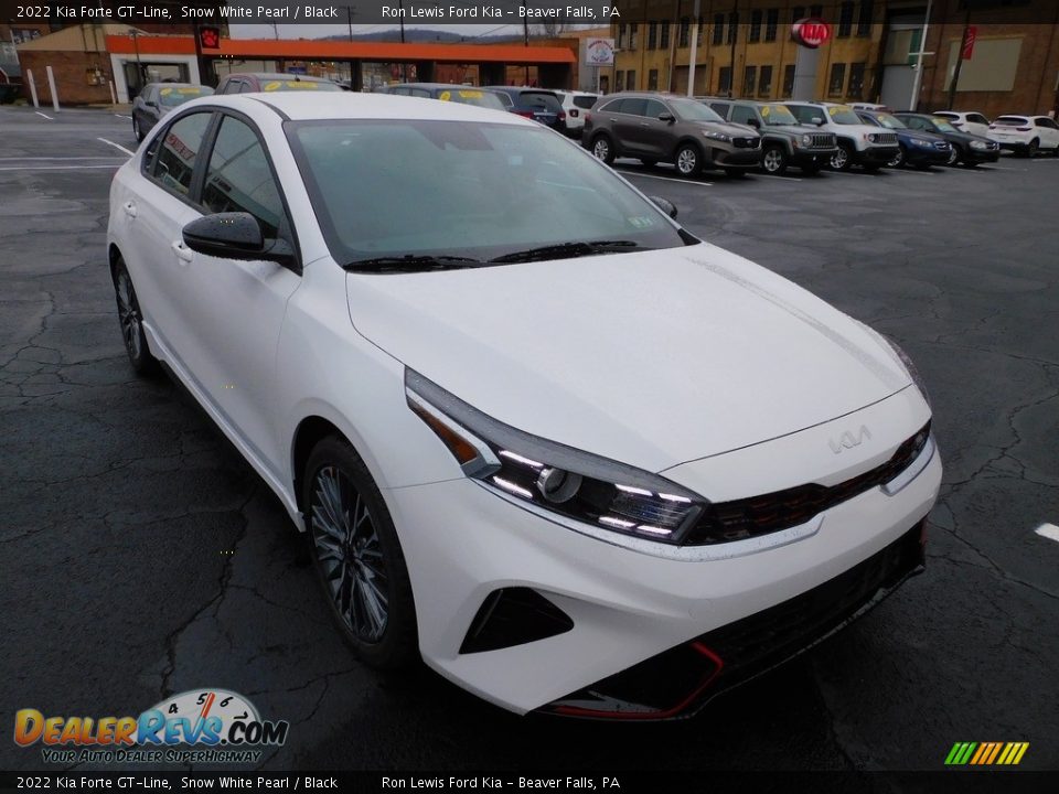 2022 Kia Forte GT-Line Snow White Pearl / Black Photo #9