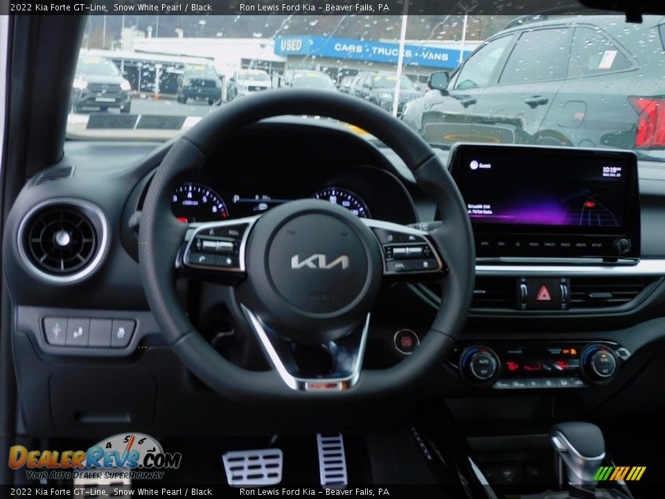 2022 Kia Forte GT-Line Snow White Pearl / Black Photo #13