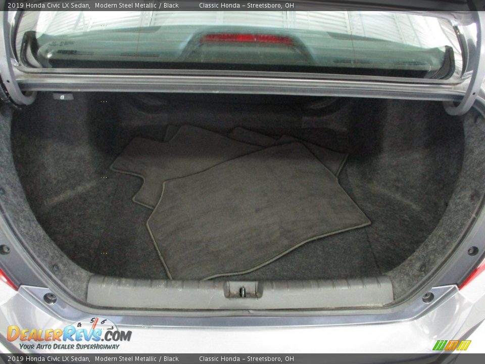 2019 Honda Civic LX Sedan Modern Steel Metallic / Black Photo #13