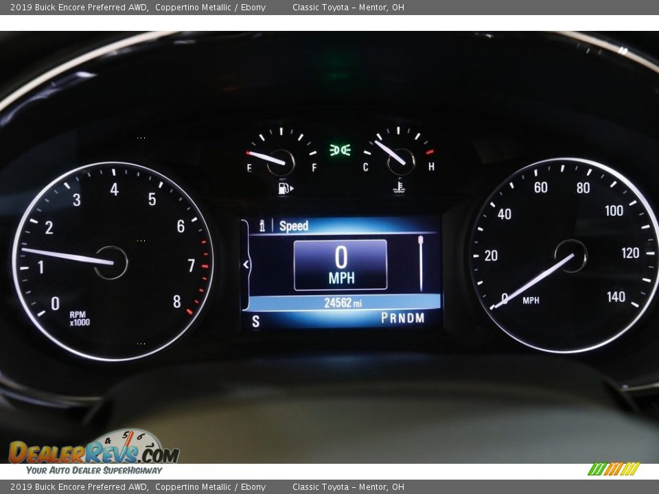 2019 Buick Encore Preferred AWD Coppertino Metallic / Ebony Photo #8
