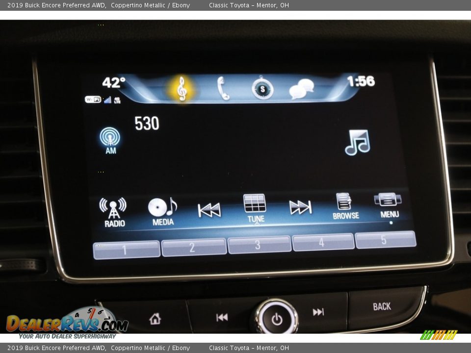 2019 Buick Encore Preferred AWD Coppertino Metallic / Ebony Photo #10