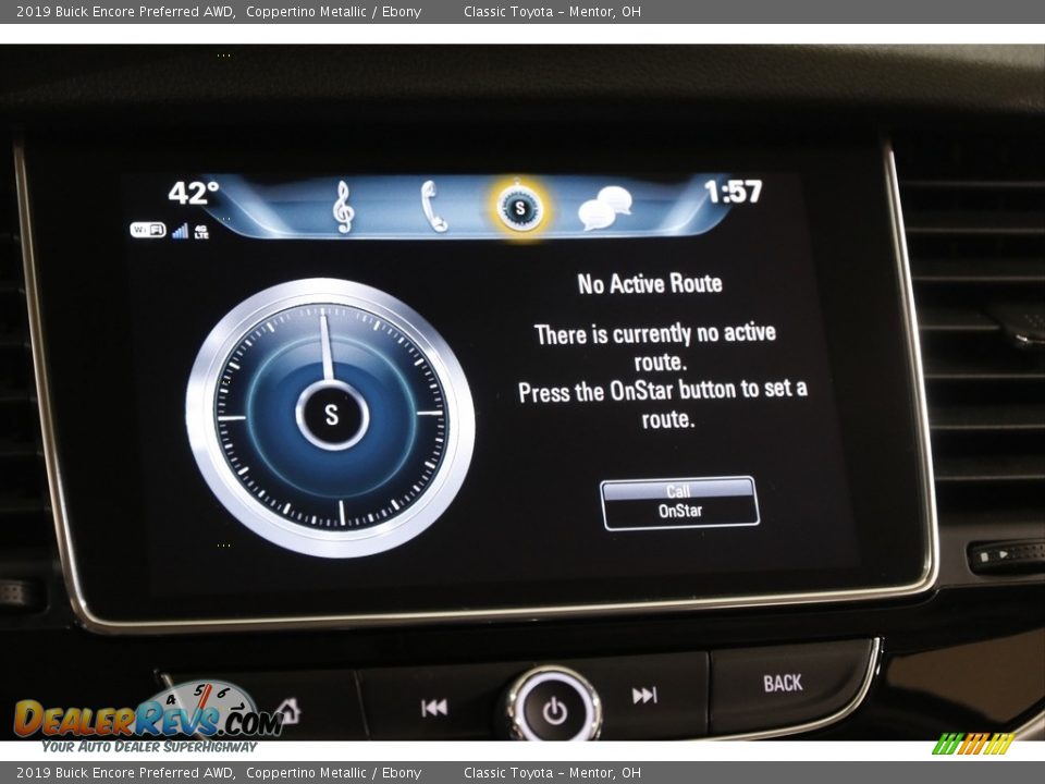 2019 Buick Encore Preferred AWD Coppertino Metallic / Ebony Photo #12