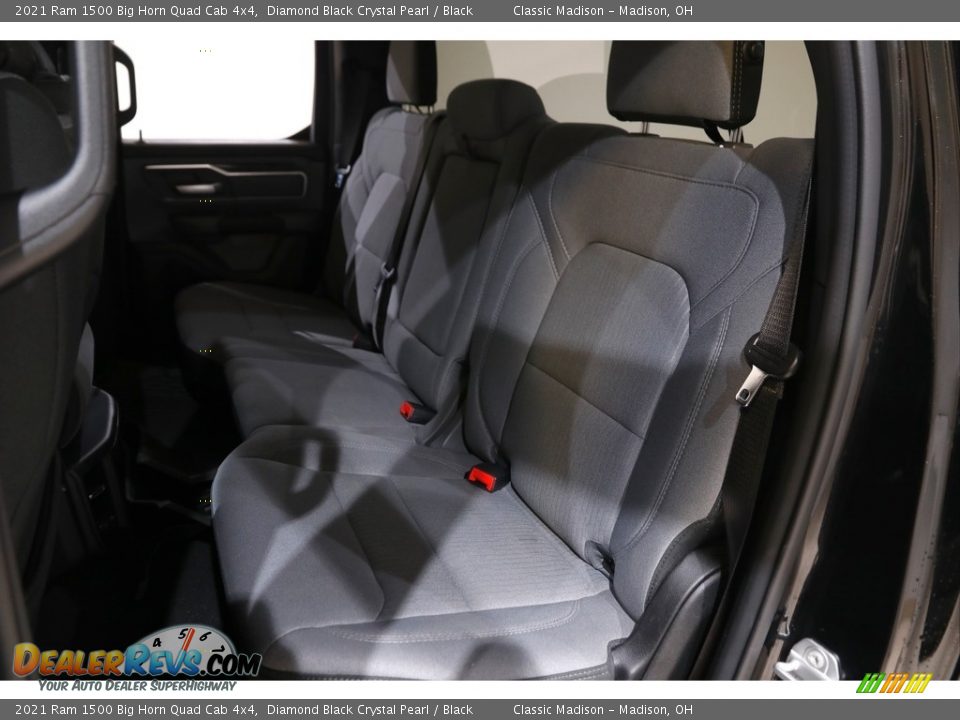 2021 Ram 1500 Big Horn Quad Cab 4x4 Diamond Black Crystal Pearl / Black Photo #16
