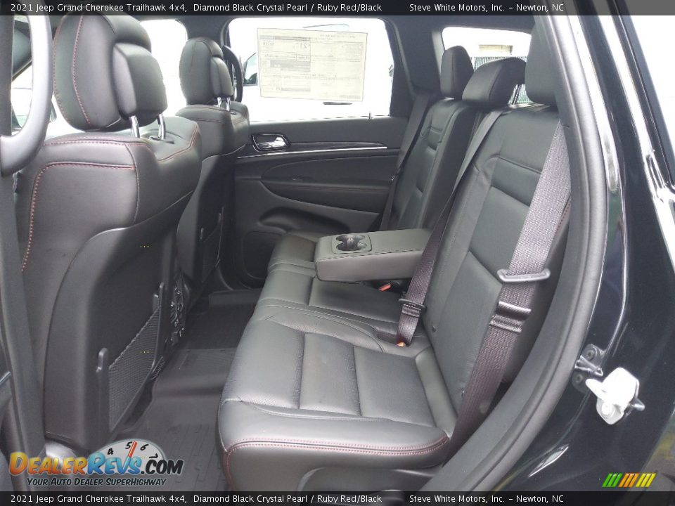 Rear Seat of 2021 Jeep Grand Cherokee Trailhawk 4x4 Photo #13