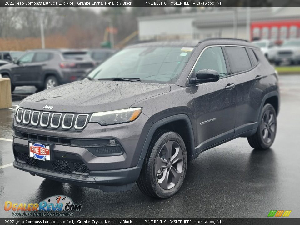 2022 Jeep Compass Latitude Lux 4x4 Granite Crystal Metallic / Black Photo #1