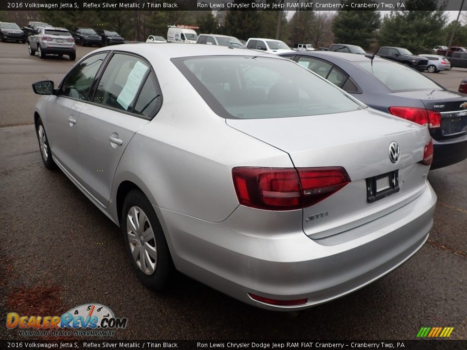 2016 Volkswagen Jetta S Reflex Silver Metallic / Titan Black Photo #3