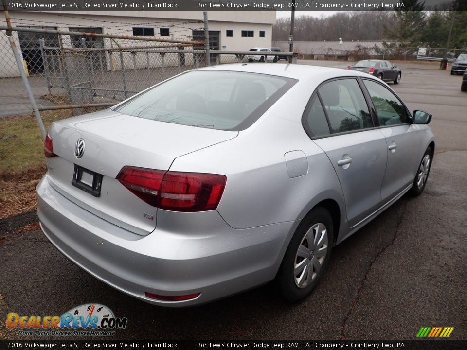 2016 Volkswagen Jetta S Reflex Silver Metallic / Titan Black Photo #4