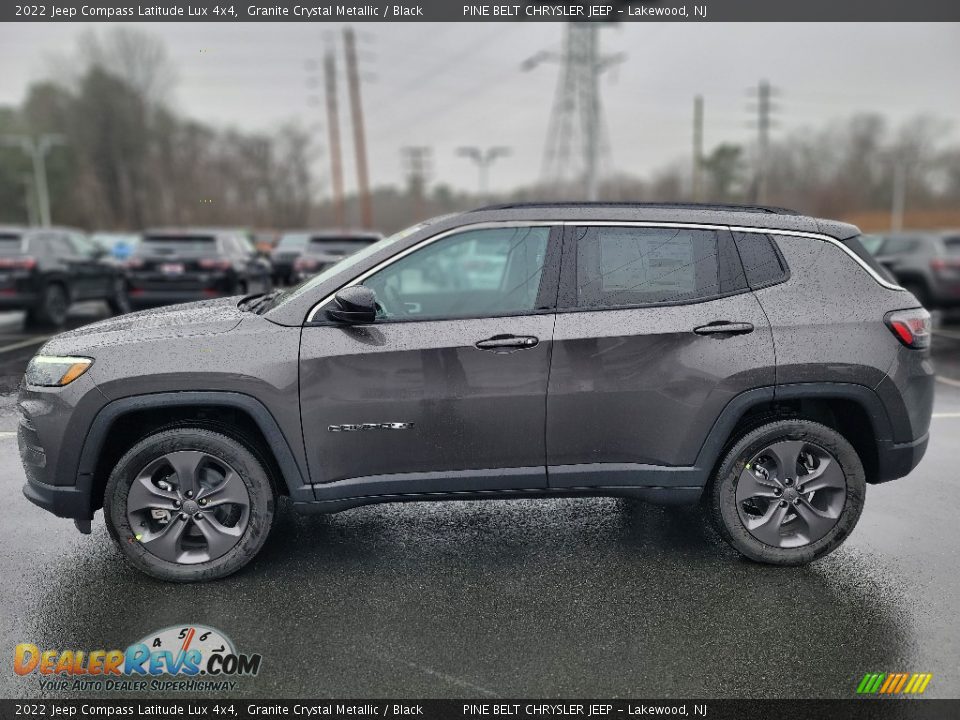 2022 Jeep Compass Latitude Lux 4x4 Granite Crystal Metallic / Black Photo #4