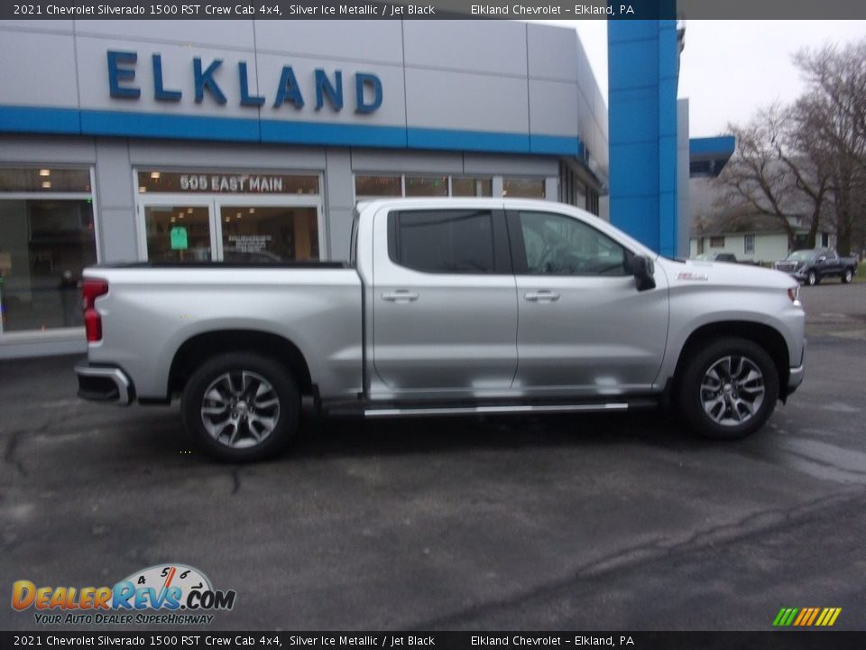 2021 Chevrolet Silverado 1500 RST Crew Cab 4x4 Silver Ice Metallic / Jet Black Photo #1