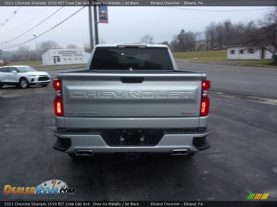 2021 Chevrolet Silverado 1500 RST Crew Cab 4x4 Silver Ice Metallic / Jet Black Photo #3