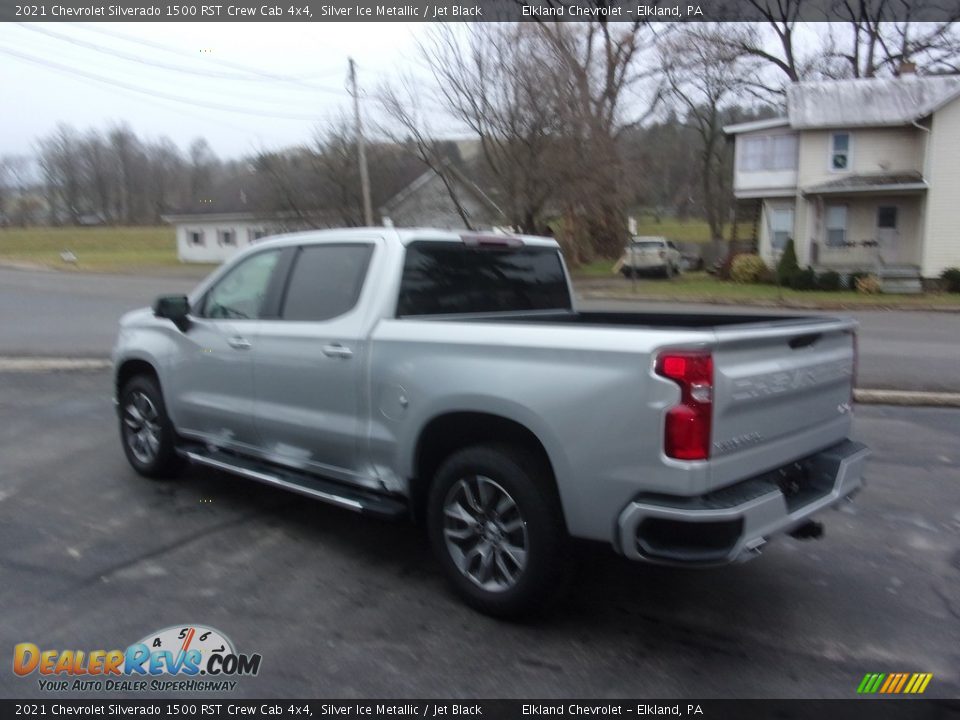 2021 Chevrolet Silverado 1500 RST Crew Cab 4x4 Silver Ice Metallic / Jet Black Photo #4