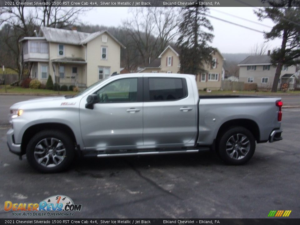 2021 Chevrolet Silverado 1500 RST Crew Cab 4x4 Silver Ice Metallic / Jet Black Photo #5