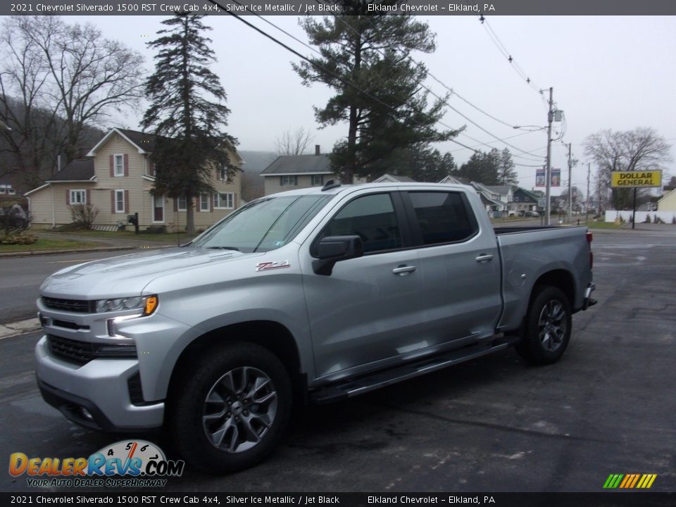 2021 Chevrolet Silverado 1500 RST Crew Cab 4x4 Silver Ice Metallic / Jet Black Photo #6