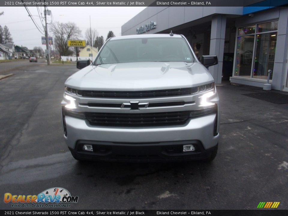 2021 Chevrolet Silverado 1500 RST Crew Cab 4x4 Silver Ice Metallic / Jet Black Photo #7