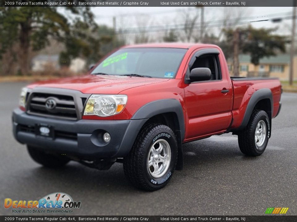 2009 Toyota Tacoma Regular Cab 4x4 Barcelona Red Metallic / Graphite Gray Photo #1