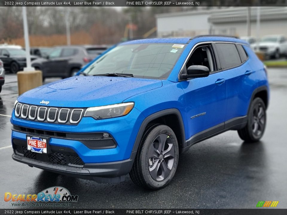 2022 Jeep Compass Latitude Lux 4x4 Laser Blue Pearl / Black Photo #1