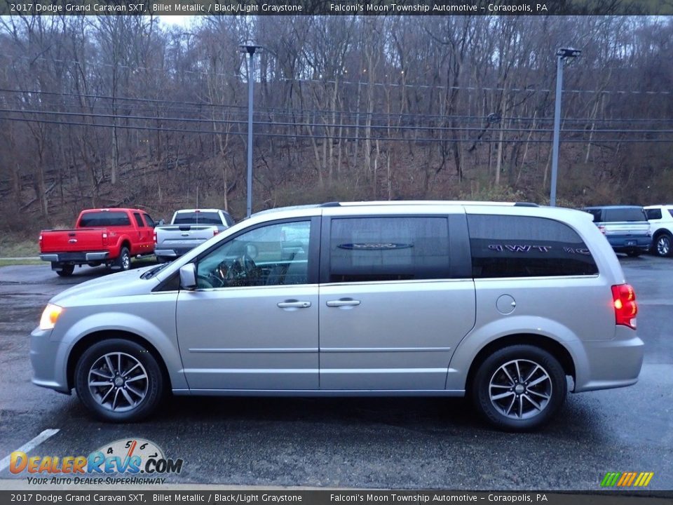 2017 Dodge Grand Caravan SXT Billet Metallic / Black/Light Graystone Photo #6