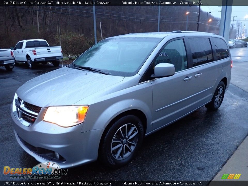 2017 Dodge Grand Caravan SXT Billet Metallic / Black/Light Graystone Photo #7