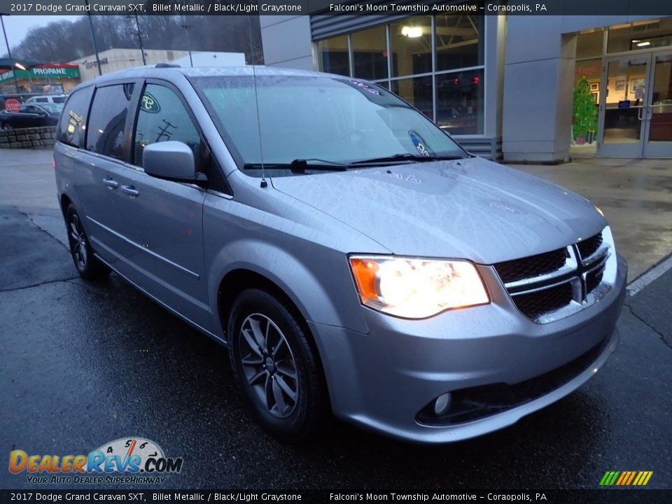 2017 Dodge Grand Caravan SXT Billet Metallic / Black/Light Graystone Photo #9