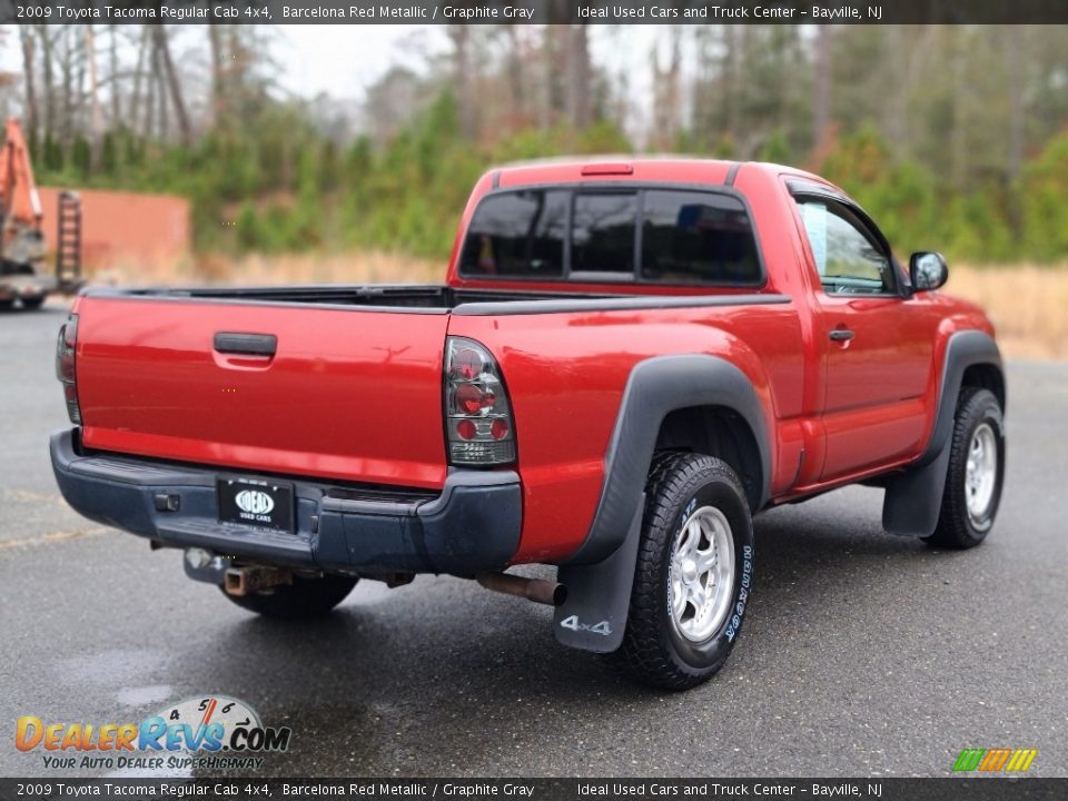 2009 Toyota Tacoma Regular Cab 4x4 Barcelona Red Metallic / Graphite Gray Photo #5