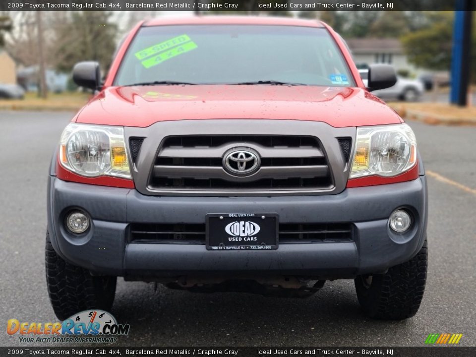 2009 Toyota Tacoma Regular Cab 4x4 Barcelona Red Metallic / Graphite Gray Photo #8