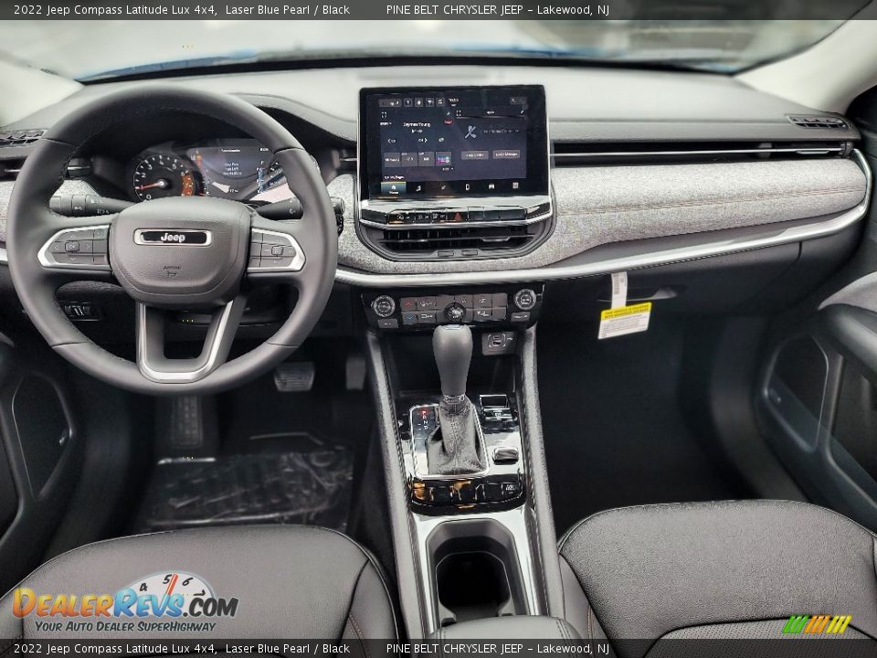2022 Jeep Compass Latitude Lux 4x4 Laser Blue Pearl / Black Photo #14
