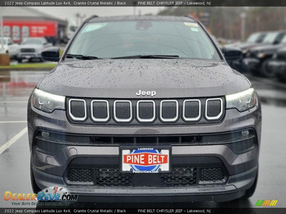 2022 Jeep Compass Latitude Lux 4x4 Granite Crystal Metallic / Black Photo #3