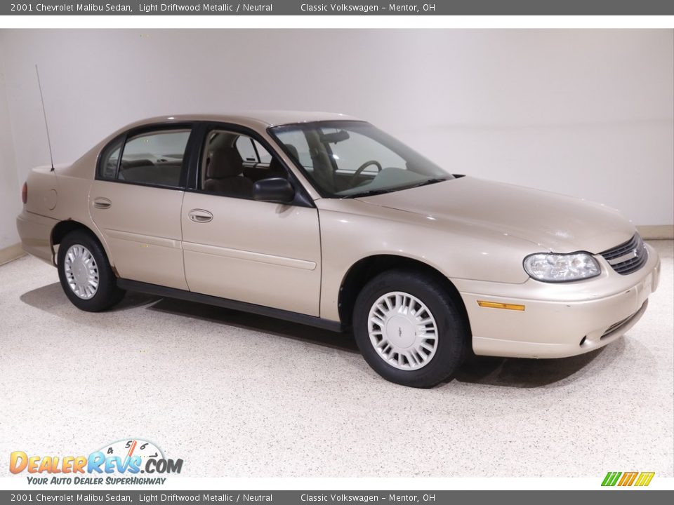2001 Chevrolet Malibu Sedan Light Driftwood Metallic / Neutral Photo #1