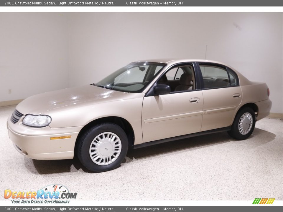 2001 Chevrolet Malibu Sedan Light Driftwood Metallic / Neutral Photo #3