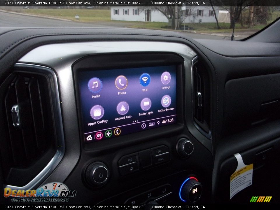 2021 Chevrolet Silverado 1500 RST Crew Cab 4x4 Silver Ice Metallic / Jet Black Photo #31