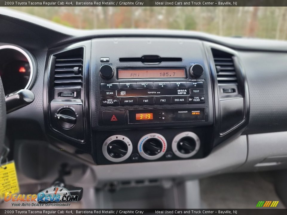 2009 Toyota Tacoma Regular Cab 4x4 Barcelona Red Metallic / Graphite Gray Photo #22