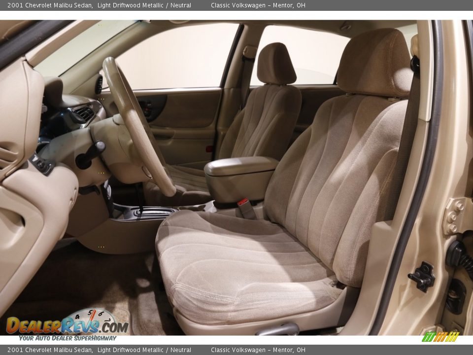 2001 Chevrolet Malibu Sedan Light Driftwood Metallic / Neutral Photo #5