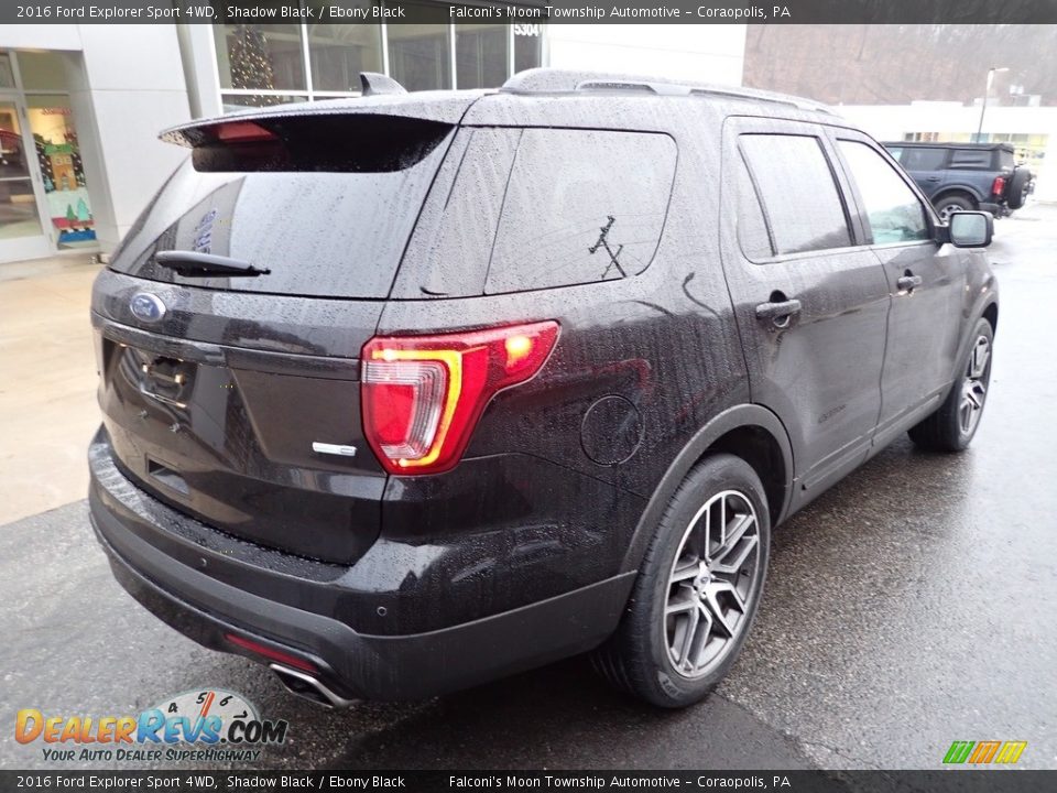 2016 Ford Explorer Sport 4WD Shadow Black / Ebony Black Photo #2