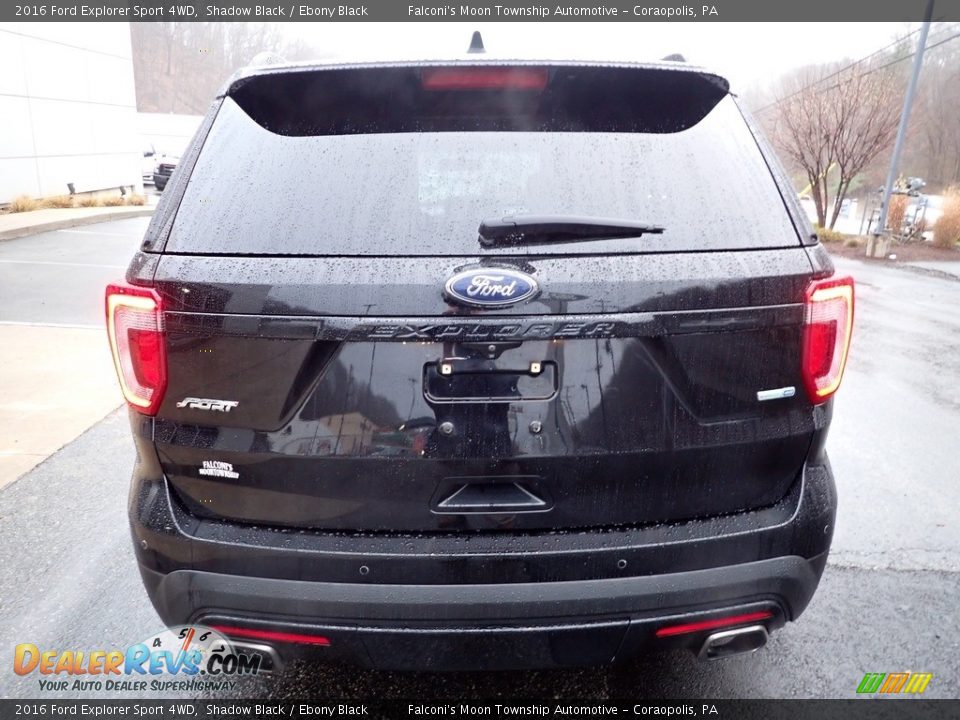 2016 Ford Explorer Sport 4WD Shadow Black / Ebony Black Photo #3