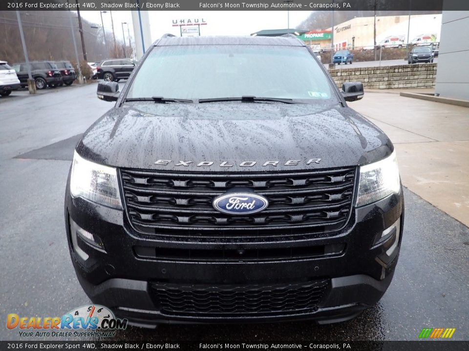 2016 Ford Explorer Sport 4WD Shadow Black / Ebony Black Photo #8