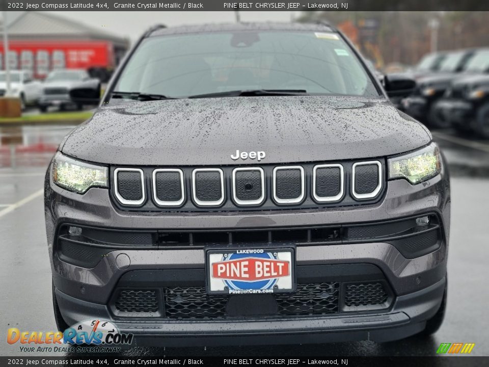 2022 Jeep Compass Latitude 4x4 Granite Crystal Metallic / Black Photo #3