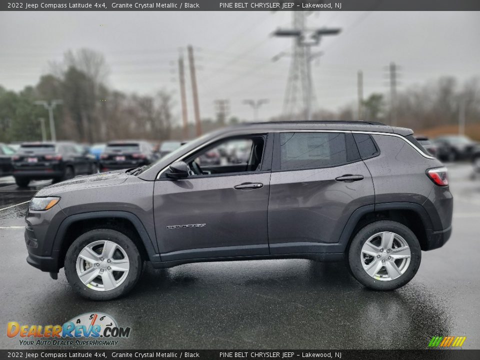 2022 Jeep Compass Latitude 4x4 Granite Crystal Metallic / Black Photo #4