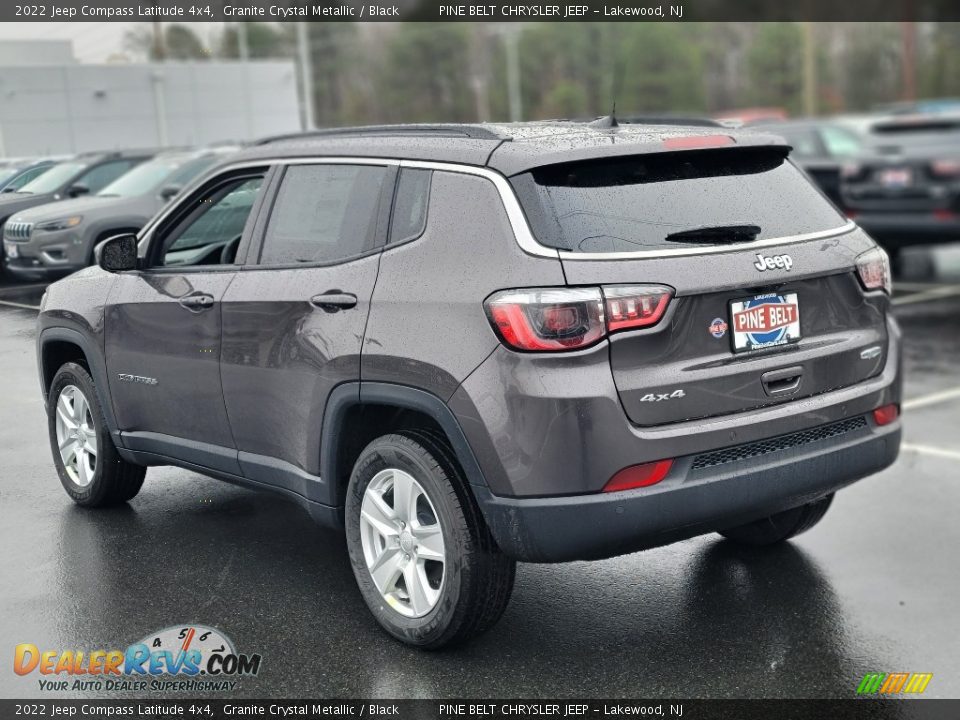 2022 Jeep Compass Latitude 4x4 Granite Crystal Metallic / Black Photo #6