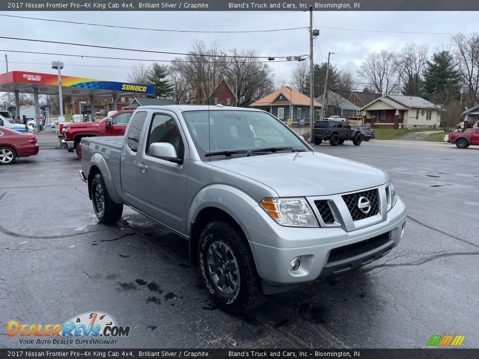 2017 Nissan Frontier Pro-4X King Cab 4x4 Brilliant Silver / Graphite Photo #5