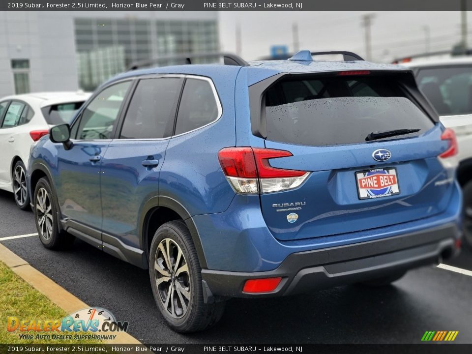 2019 Subaru Forester 2.5i Limited Horizon Blue Pearl / Gray Photo #4