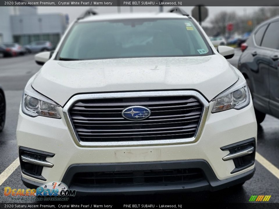 2020 Subaru Ascent Premium Crystal White Pearl / Warm Ivory Photo #2