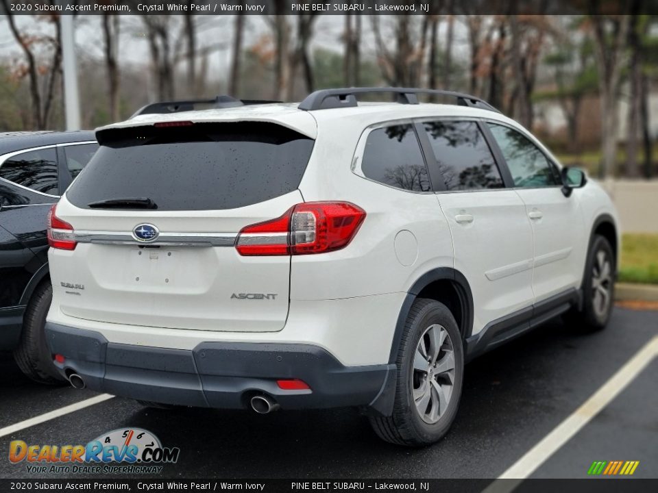 2020 Subaru Ascent Premium Crystal White Pearl / Warm Ivory Photo #4