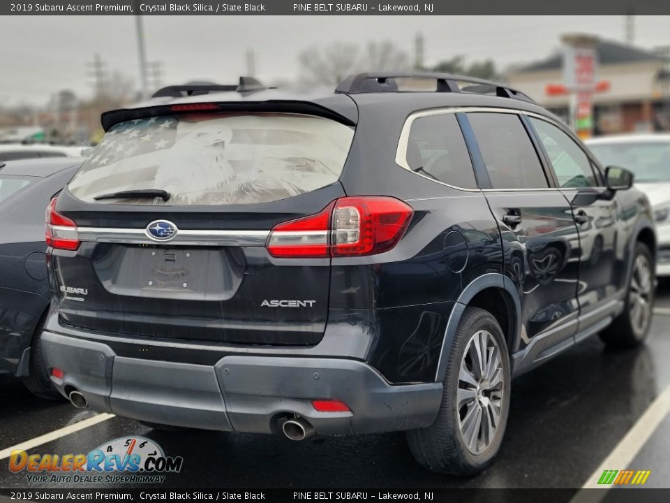 2019 Subaru Ascent Premium Crystal Black Silica / Slate Black Photo #2