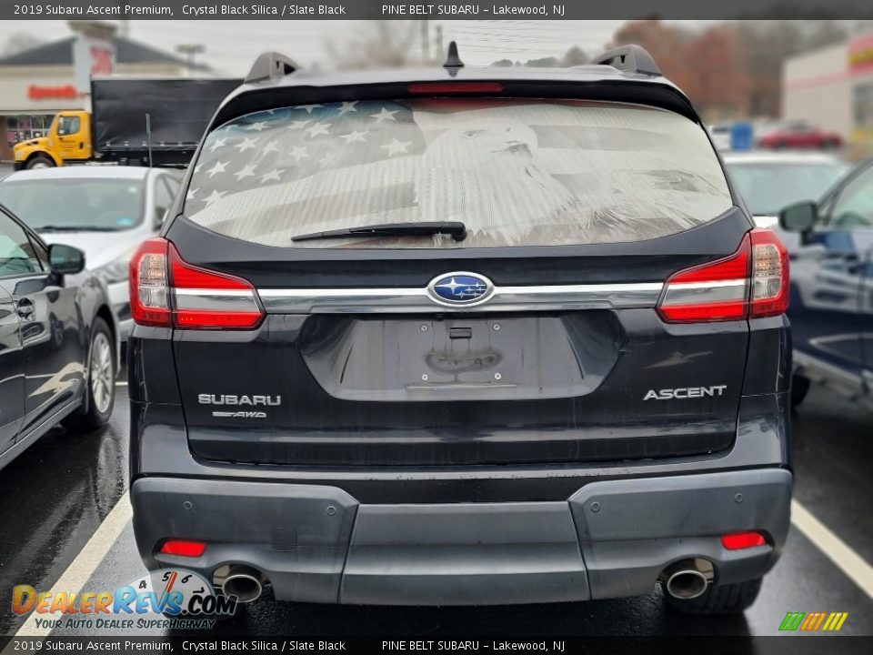 2019 Subaru Ascent Premium Crystal Black Silica / Slate Black Photo #3