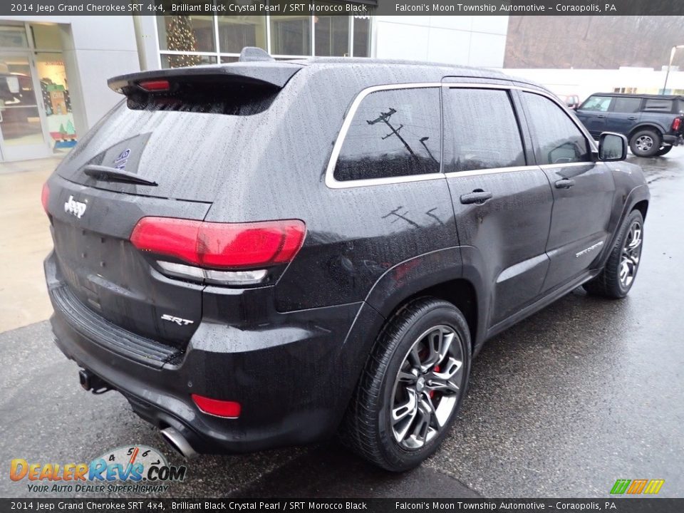 2014 Jeep Grand Cherokee SRT 4x4 Brilliant Black Crystal Pearl / SRT Morocco Black Photo #2