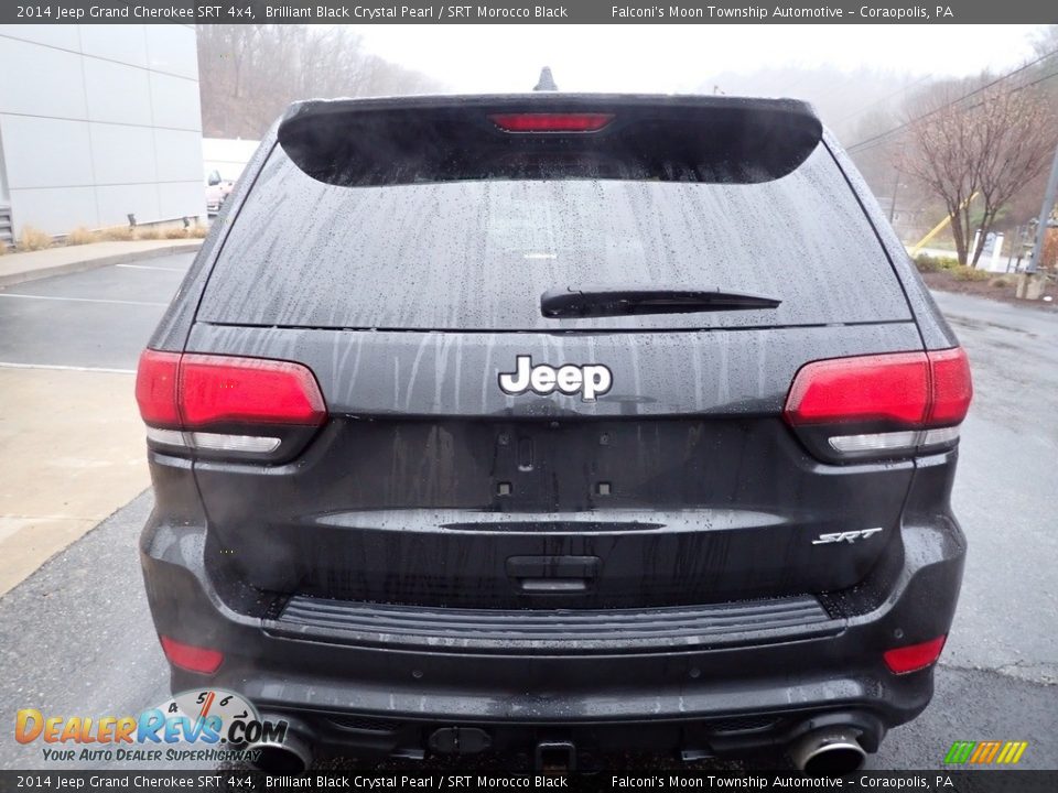 2014 Jeep Grand Cherokee SRT 4x4 Brilliant Black Crystal Pearl / SRT Morocco Black Photo #3