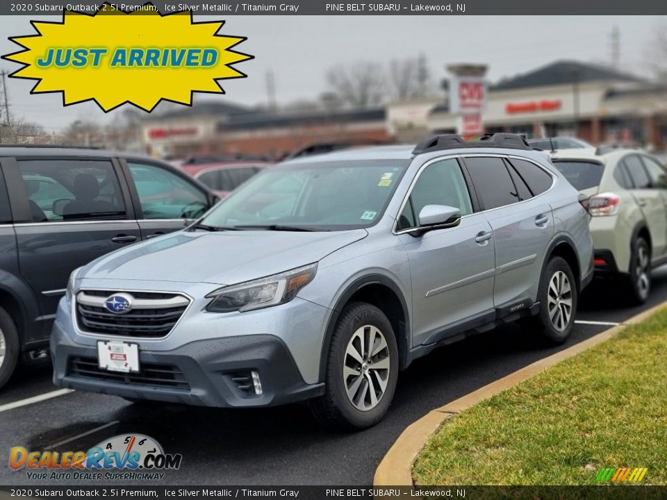 2020 Subaru Outback 2.5i Premium Ice Silver Metallic / Titanium Gray Photo #1